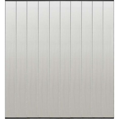 vidaXL Insect Door Screen with 10-Piece Mesh Curtain Black 240x240 cm (1/5)
