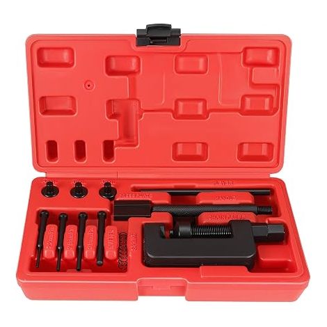 13 Pcs Motorcycle Chain Breaker Kit Universal Motorcycle Tool Kit Chain Splitter Riveter (1/5)