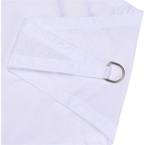 Voile D'ombrage Rectangulaire 2.5x2.5m Imperméable PES Toile Ombrage 98% UV Protection pour Jardin Terrasse Balcon Piscine Fête Extérieur, Blanc (1/5)