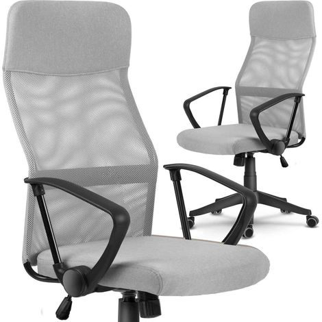 Micro-mesh office chair Sofotel Sydney light grey (1/5)