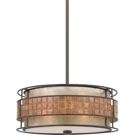Lampadario Contemporaneo Laguna Metallo Rame Rinascimentale 4 Luci E27 (1/5)