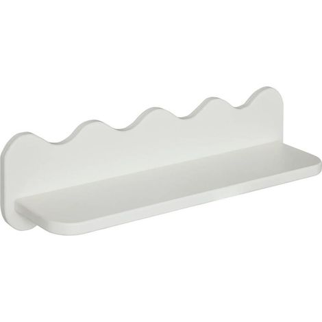 Étagère Murale Vague "Salina" 53cm Blanc (1/3)