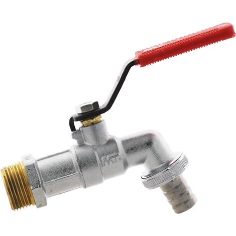 Vanne et robinet laiton - Robinet 1/4 de tour laiton raccord au nez 1/2''-3/4''