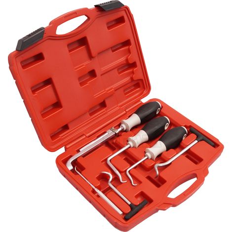 Kit de herramientas ganchos para quitar de retenes y juntas, 6 piezas (1/5)