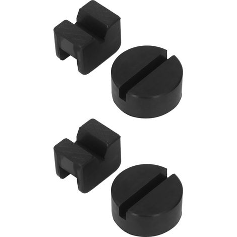 Kit d'outils universel pour automobile : 4 patins de cric ronds en caoutchouc de type V, roulements 2-4T