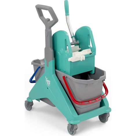 Carrello professionale per le pulizie Nickita Tec 50 litri con strizzatore Tec