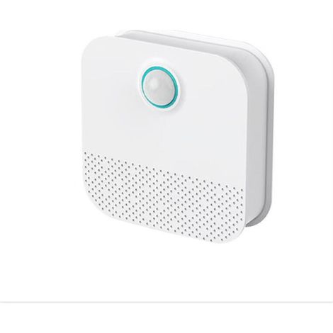 Éliminateur d'Odeurs pour Litière Chat, Désodorisant Tous Types de Bac avec Batterie Rechargeable 14 Jours
