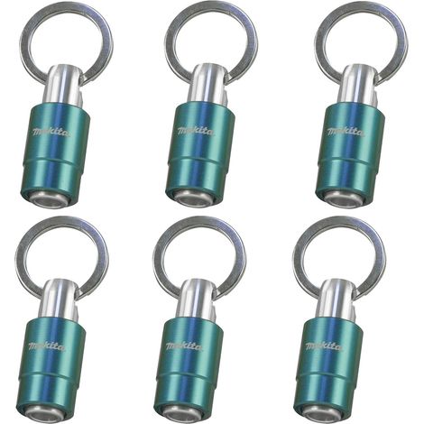 Makita B-54411 Impact Screwdriver Push Fit Bit Holder 1/4"" Catcher Key Ring x 6 (1/3)