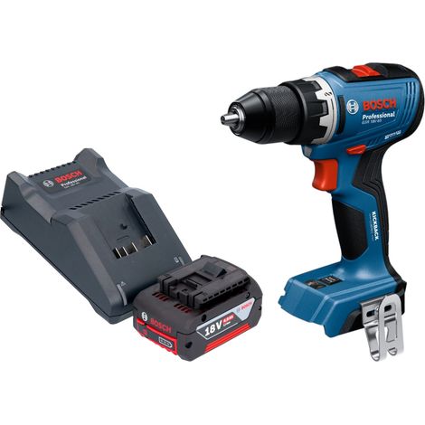 Bosch GSR 18V-65 Professional Perceuse-visseuse sans fil 18 V 63 Nm Brushless + 1x batterie 4,0 Ah + chargeur