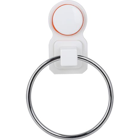 Anneau porte-serviettes mural en acier inoxydable 304 avec ventouse (1/5)