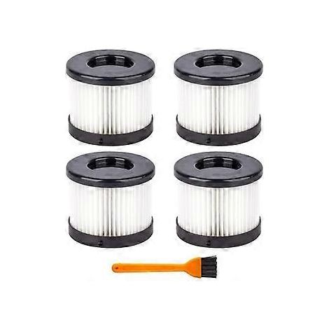 Lot de 4 filtres secs HEPA 49-90-0160 pour aspirateur compact 49-90-0160 0882-20 avec 1 brosse de nettoyage (1/5)