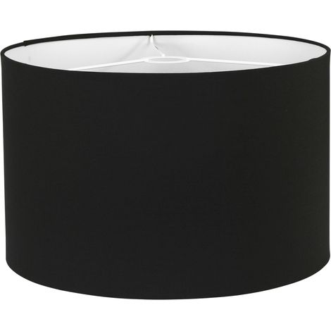 Mexlite - lampenschirm - Shade - schwarz - leinen - Ø 40cm - E27 (1/5)