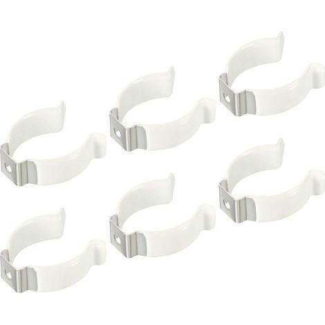 T10 U Clips, LED Fluorescent Tube Bracket Mounting Bracket Accessories Pack of 6 (1/5)