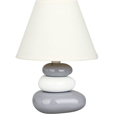 SALEM, CERAMIC TABLE LAMP, E14 1X40W