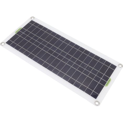 Kit de panneau solaire 12V à 220V 30W avec onduleur 220W et chargeur de batterie 30A pour camping et randonnée
