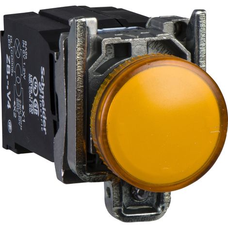 Schneider XB4BV5B5 Voyant rond Harmony Ø22 LED intégrée 400V