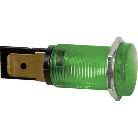 VOYANT ROND 14MM 220V VERT VELLEMAN HRJC220V (1/2)