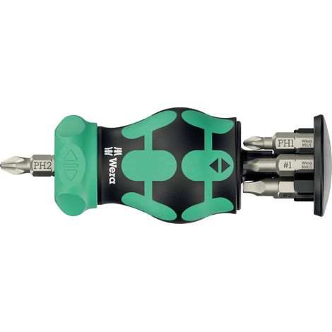 Magazinbithalter KK Stubby Magazin RA 4 6-tlg.Z Schlitz/PH/PZ/4-KT.WERA (1/5)