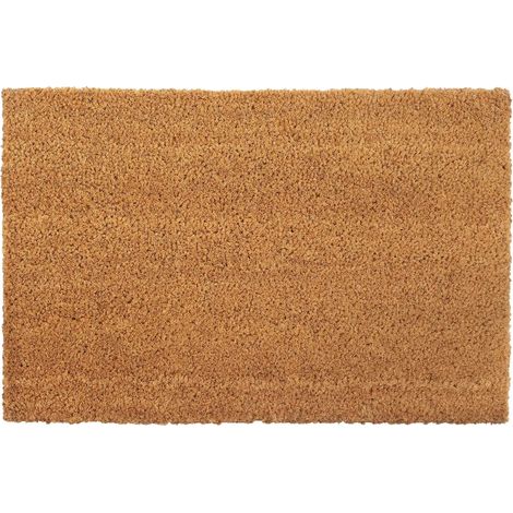Set di 5 zerbini antiscivolo da 40 x 60 cm per interni ed esterni, durevoli, in fibra di cocco naturale 020046176