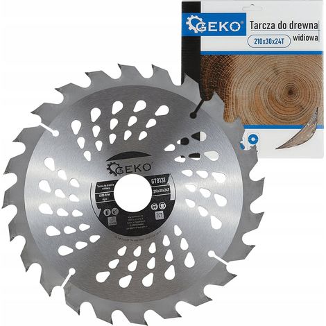 Kreissägeblatt geko circular saw blade 210 mm 24 Zähne