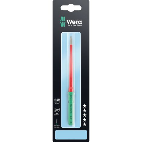 Wera  Kraftform  Kompakt  VDE  3067  iS  TORX®  Take  it  easy  SB,  acero  inoxidable  -  05006590001