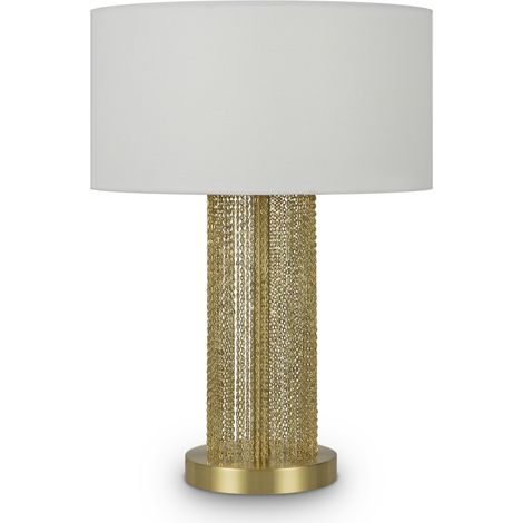 Lampe de table Maytoni abat-jour blanc MOD151TL-01G (1/3)