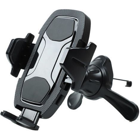 Support Telephone Voiture Grille Aeration Auto Porte Phone Voiture Support Phone Portable Grille Ventilation Automobile Compatible Smartphone 360° Rotation (1/5)
