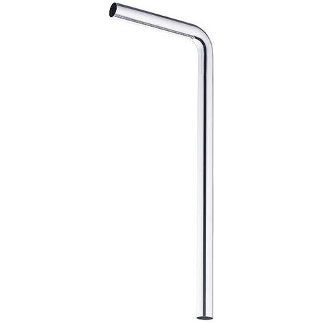 Tube de sol 90° g1 1/4x220x680 mm chromée