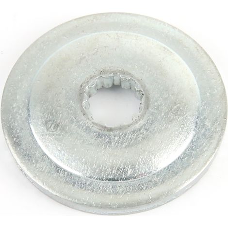 Flasque d'appui inférieur pour renvoi d'angle. 10 cannelures (1/3)