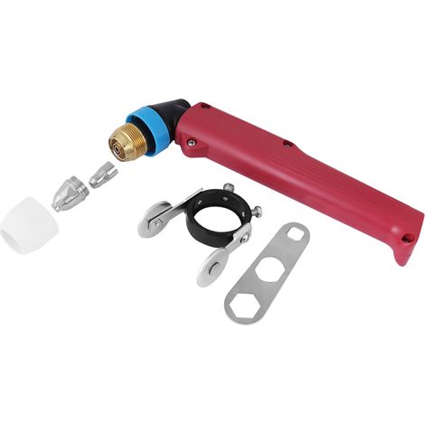 1pc Torch Body Head for Plasma Cutting Cutter Machine Iron Plate Red with Wrench