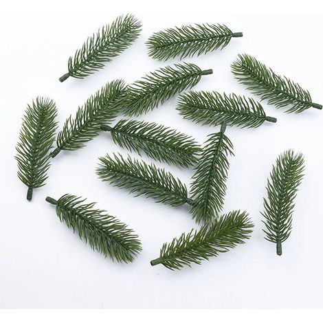 Guirlande Artificielle - Aiguilles De Pin En Plastique - Pour Décoration De Noël Arbre Couronne Mariage Jardin Intérieur Extérieur - Lot De 10 Ou 20 Pièces (1/5)
