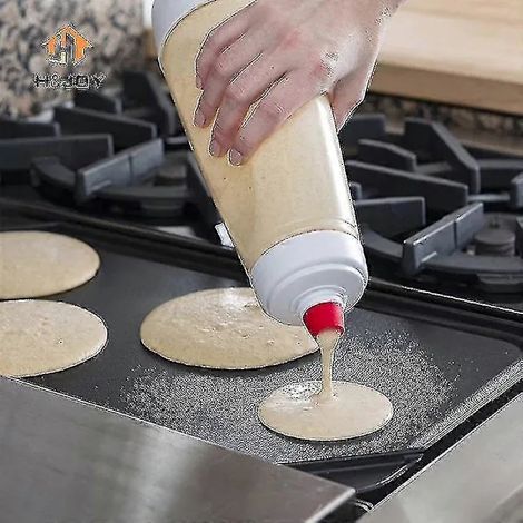 Bouteille Mélangeuse à Pâte pour Pancakes 1065ml, Distributeur (1/3)