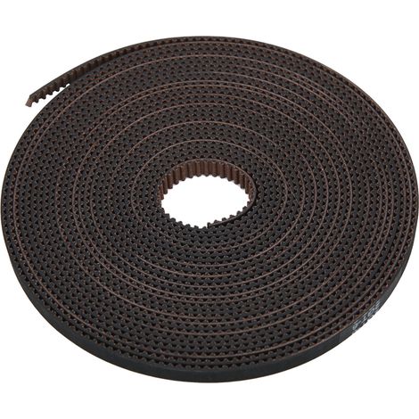 Courroie de distribution caoutchouc GT26mm, haute résistance, flexible, anti-dérapante, synchrone, noire, 5 mètres (16,4 pieds), lot unique (1/5)