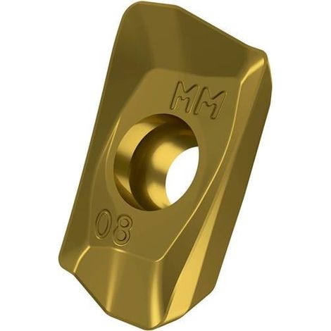 Fräswendeschneidplatte ISO ADMX 11T308SR-MM:M6330 D.2,9mm PVD beschichtet Gold (1/2)