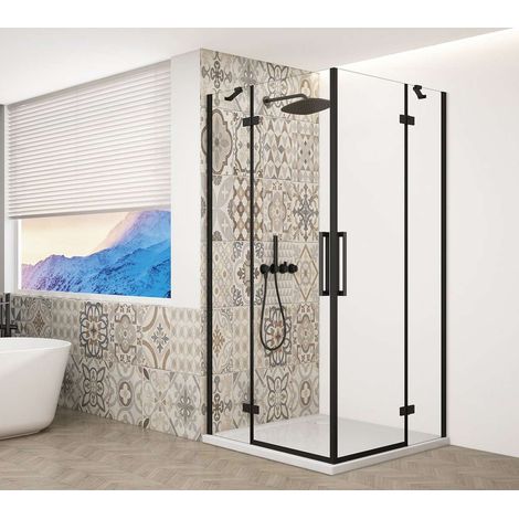 Gelco Trinity - Duschkabine 120x120 cm, Klarglas/schwarz GT2212-12C-B (1/5)