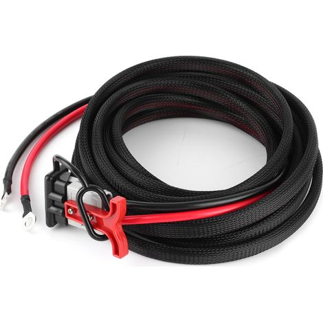 Câble de connexion de batterie de 6 m (19,7 pi) 600 W 50 A, connecteur SMH vers borne de type O, pour camping-cars et caravanes (1/5)