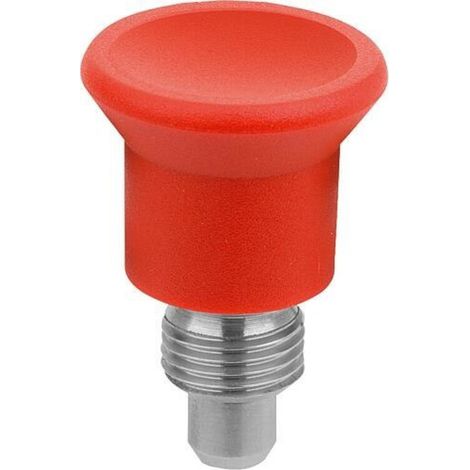 KIPP Arretierbolzen Mini M16x1,5 Ø8 S8 Form A Rastnut Kontermutter (1/3)
