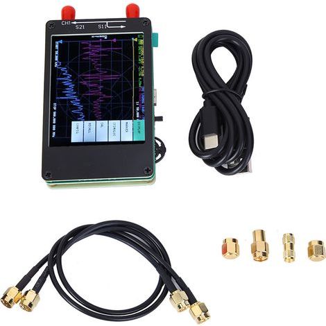 NanoVNA Vektor-Array-Antennenanalysator 50 kHz–900 MHz, 2,8-Zoll-TFT-Bildschirm, hohe Genauigkeit 70/60/50 dB (1/5)