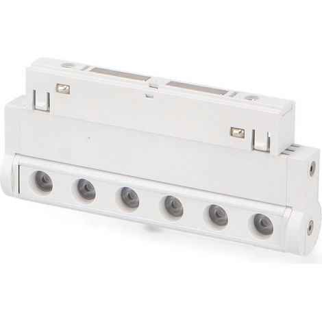 IluminaShop - Foco Lineal Puntos LED Blanco 6W para Carril Magnetico Monofasico Detail Chip Osram 48V CRI 90 UGR 17 Serie Detail  Blanco Neutro 4000K (1/2)