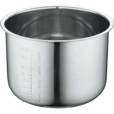 Power cuiseur acier inoxydable intérieur pot Insert doublure 5 quart cuiseur (1/5)