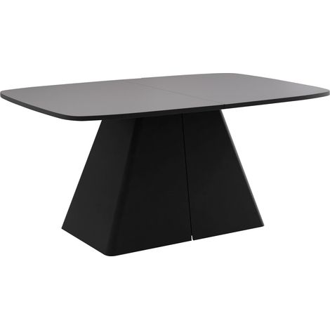 Mesa Oswego 169, Grafito, 76x110x180cm, Alargamiento, Aglomerado laminado, Metal (1/5)