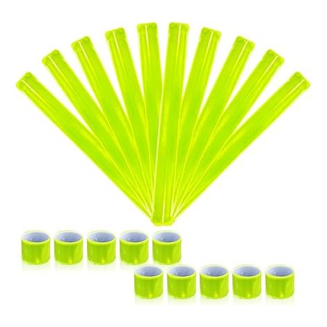 10pcs réfléchissantes pour Enfants, Bandes de sécurité réfléchissantes pour Cartable, clés, Poussette, randonnée, Jogging et Cycliste (1/5)