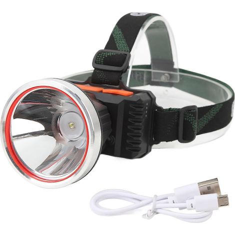 LED-Induktions-Stirnlampe mit 3 Helligkeitsstufen, tragbare Taschenlampe, dimmbare Stirnlampe für Outdoor-Wanderungen