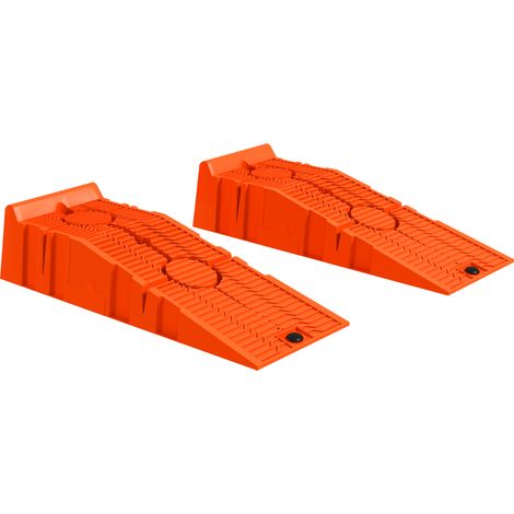 Rampe di livellamento per carichi pesanti (2,5 tonnellate) per camper e veicoli ricreazionali, in plastica, per uso in garage o officina. Rampe portatili per veicoli ricreazionali e camper, di colore 