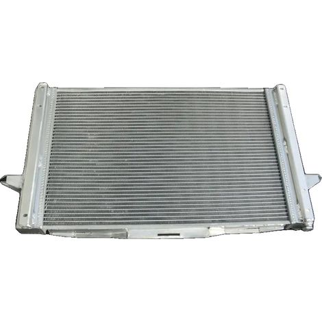 Radiador de aleación de aluminio, 28 x 24 x 2 pulgadas, compatible con Volvo 850 C70 S70 V70 de 1994 a 1997, alta conductividad térmica, 2 conexiones de manguera de entrada/salida. (1/5)