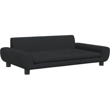 AMXCNOY Kindersofa, Schwarz, 100 x 54 x 33 cm, Samt (1/4)