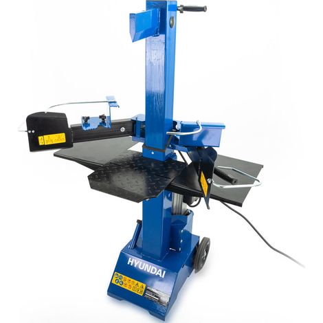 Hyundai 8 Tonne Vertical Electric Log Splitter with Hydraulic Ram, Dual Handle Control 550mm Length (1/5)
