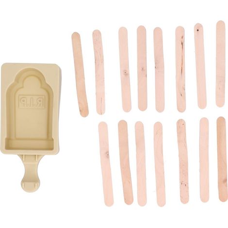 Moule à Glace Silicone Créatif avec Bâtonnets pour Fabrication Maison - Ustensile de Cuisine (1/5)