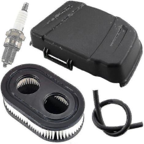 Kit de couvercle de filtre à air 594575 avec kit de conduite de carburant et de bougie d'allumage. compatible avec les moteurs de jardin Briggs & Stratton 798452. 650exi. 675exi et 675is. (1/2)