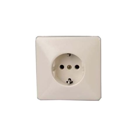Corrente Schuko-Socket Arctic White Up, Bianco, Perdere
